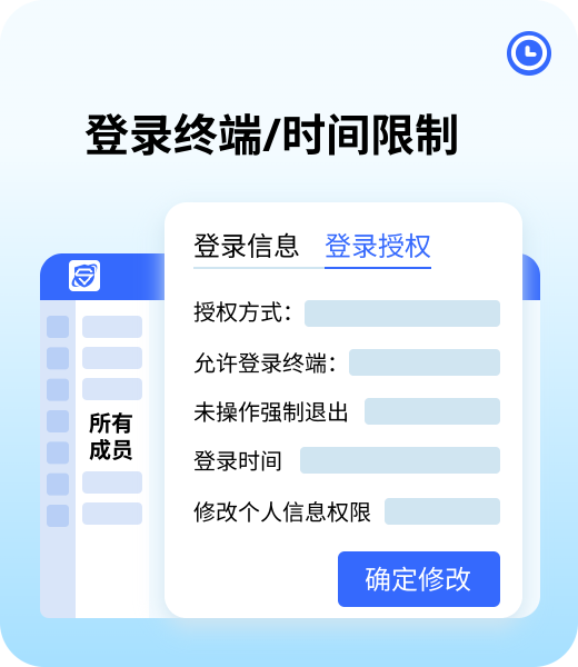 登录终端/时间限制